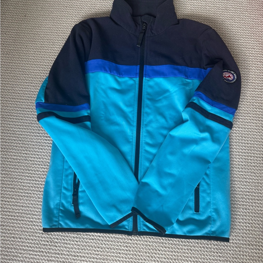 Men's Blue Zip-Up Sweater